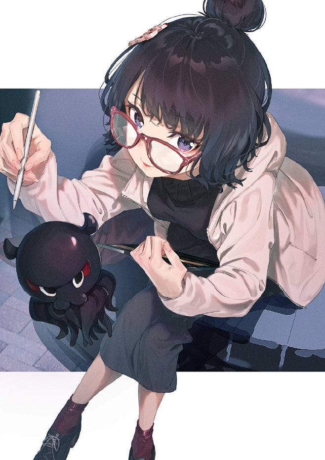 ❤关注公众号：星期五治愈星球，精美插画天...