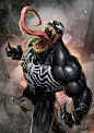 Venom Digital Art Character Drawings Games Movies & TV Paintings & Airbrushing Venom Villain