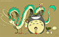 Ghibli Grouppic Part1 by ~KleXchen on deviantART