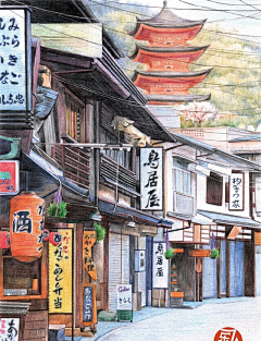 三角尺量角器采集到插画