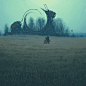 Simon Stalenhag 近期的一些作品欣赏～ 独... 来自Cc的艺术设计研究室 - 微博