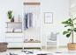 Making room for guests with the ELVARLI open storage unit by IKEA by www.houseofhawkes.com