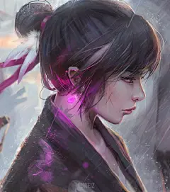 #王国分享# 来自新加坡数字艺术家GUWEIZ的一组概念插画作品，借鉴Ilya Kuvshinov的上色手法，但又有自身的特色在。作品里的那些少女，在光影下神韵迷人。更多作者介绍见http://t.cn/R56JlHs Ilya Kuvshinov的作品推荐见http://t.cn/R56JlQv