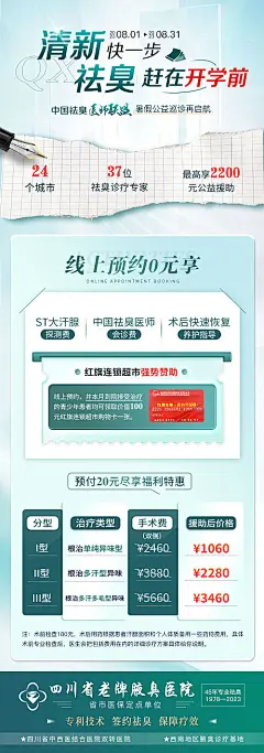 腋臭活动海报-源文件