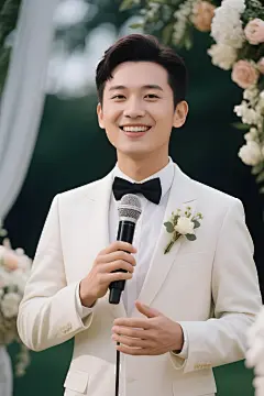 婚庆活动主持人形象