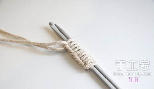 织毛衣时新式的起边方法-手工家