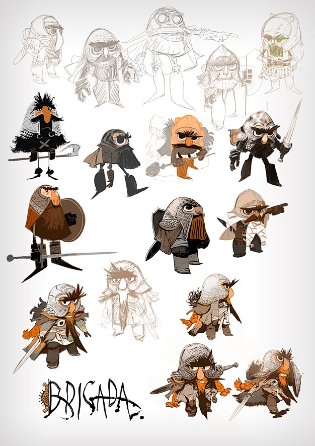 Character design by ...