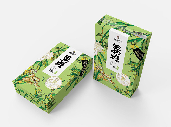 清香味姜糖包装