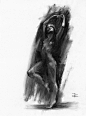 Paul Davenport | 炭笔人体习作