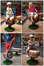 Chan Wai Lim设计的儿童户外动物摇椅 生活圈 展示 设计时代网-Powered by thinkdo3