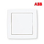 ABB开关插座面板德韵系列白色单开双控一位双控AS105-tmall.com天猫