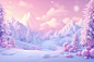 Winter feeling background mockup solid colors,