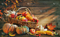 南瓜,背景,秋天,农作物,葫芦,十月,有机农庄,多汁的,南瓜属,桌子