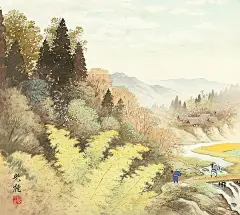 江上的相册-日本艺术家小岛光径笔下的乡村生活