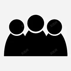 团体三人团队图标 标识 标志 UI图标 设计图片 免费下载 页面网页 平面电商 创意素材
