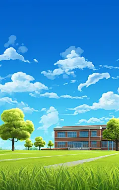简约蓝天白云素材图壁纸背景