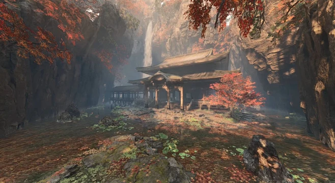 《Wallpaper Engine》只狼仙峰寺内殿游戏场景动态壁纸-花瓣网