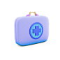 First Aid Kit 3D Illustration