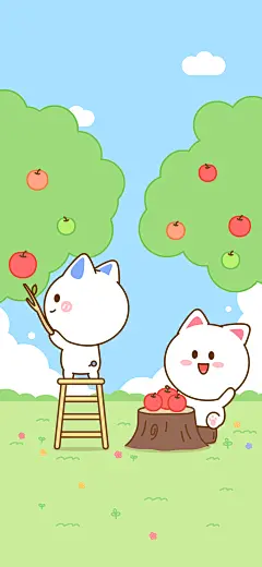 桃小仙，头像壁纸，手机壁纸，卡通动漫，可爱情侣，表情包265
