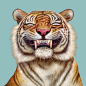 Smiling Tiger - tutu