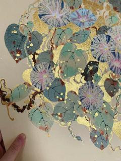 桃山采集到洒金没骨画合集