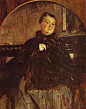 俄罗斯肖像画家瓦伦丁·亚历山德罗维奇·谢洛夫(Valentin Alexandrovich Serov)油画作品(2)