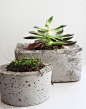 #DIY Concrete Planters | Doe-het-zelf en knutsels die ik leuk vind | …