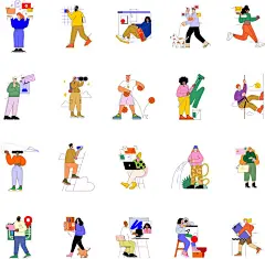 扁平风人物插画  - 源文件下载【酷图网】扁平人物,手绘人物,扁平风,动漫动画,动漫人物,扁平运动人物,运动人物,扁平化,卡通,扁平,商务,互联网,场景交流,商业人物,扁平插画,二维插画,科技插画,工作场景,家庭场景,手机界面,移动界面,数字化插图,场景插画,矢量插画