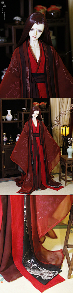 孙语_Sunny采集到BJD-古装男