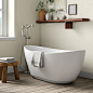 Diederich+62%22+x+28%22+Freestanding+Soaking+Bathtub.jpg (1600×1600)