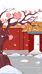寒冬飘雪