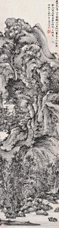 吴湖帆，江苏苏州人，为吴大澄嗣孙(1894-1968)。初名翼燕，字遹骏，后更名万，字东庄，又名倩，别署丑簃，号倩庵，书画署名湖帆。三四十年代与吴待秋、吴子深、冯超然并称为"三吴一冯"。建国后任上海中国画院筹备委员、画师，上海大学美术学院副教授，中国美术家协会上海分会副主席、上海市文史馆馆员、上海市文物保管委员会委员。收藏宏富，善鉴别、填词。山水从"四王"、董其昌上溯宋元各家，冲破南北宗壁障，以雅腴灵秀、缜丽清逸的复合画风独树一帜，尤以熔水墨烘染与青绿设色于一炉并多