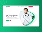 Medical Landing Page Header Exploration