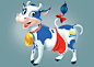 Nestlé Sunny the Cow : Create a new character to represent the Nestlé range of milk based products in the Asia-Pacific Regions.