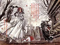 【贴图】《圣魔之血 Trinity Blood》小说插画（巴洛克吸血鬼）_月上梢头吧_百度贴吧
