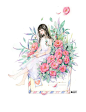蔷薇少女～已商用！_涂鸦王国 原创绘画平台 www.poocg.com