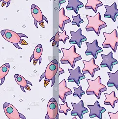 五彩缤纷的图案设计