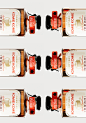 kombucha Packaging brand identity tea Whiskey water drink juice apple