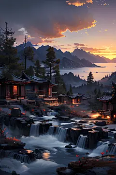 风景插画