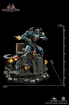 模型欣赏：Way Studios《环太平洋2》复仇流浪者VS狂怒黑曜石雕像