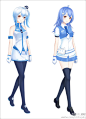 【暖暖环游世界】“22娘”和“33娘” 套装    游戏  人设  服装设计  动画  装扮