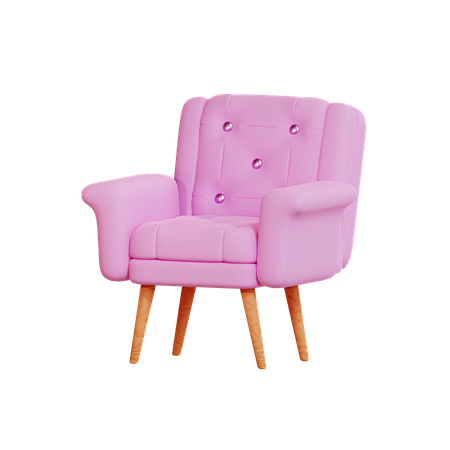 Armchair 3D Illustra...