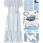 #teaparty
#lightblue
#stripes
#offtheshoulder
#dress
#summerstyle