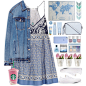 A fashion look from August 2016 featuring multi-color dress, converse trainers and crossbody shoulder bags. Browse and shop related looks.