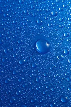 【640*960手机壁纸】高清蓝色水滴壁纸 Blue-Drops