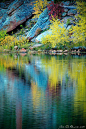 在最好的时光，做想做的梦，去想去的地方！
秋天的百合湖，科罗拉多州，美国。
