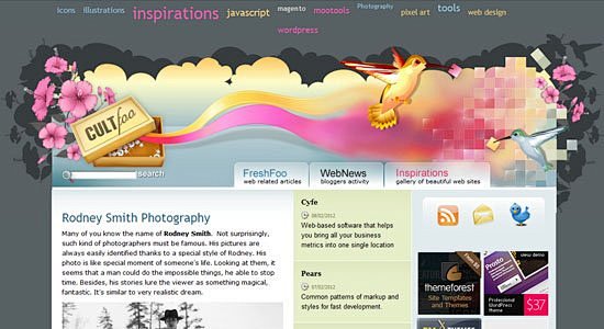 50个创意优秀独特的网页页眉设计_Pag...