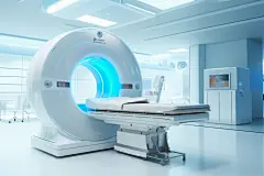 现代医学CT扫描机器医疗仪器摄影图