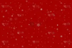 暗红色模板与冰雪花。现代几何抽象插图与冰晶。新年设计为您的广告，海报，横幅。