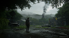 走直线采集到the last of us